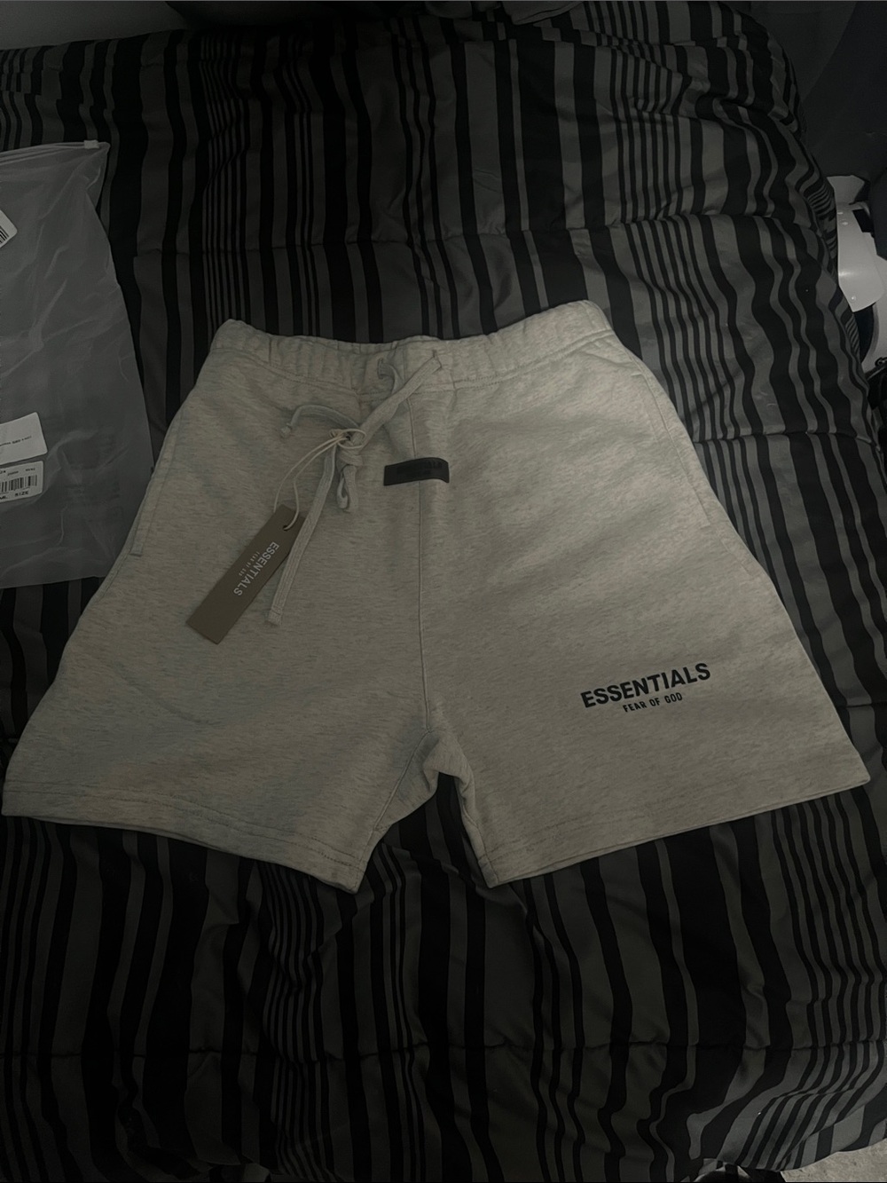 Fear of God ESSENTIALS Light Gray Men's Sweat Shorts